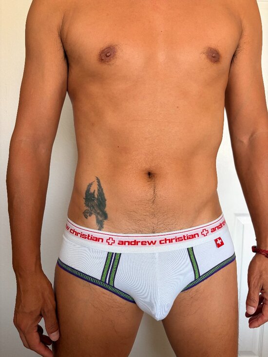 Andrew Christian Other - Andrew Christian Vintage Briefs Medium White NEW